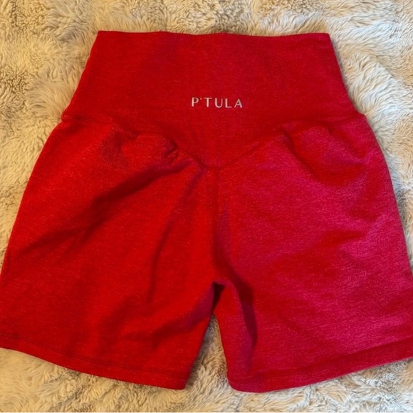P'tula Pants - P'tula Women's Reddish Pink Athletic Shorts